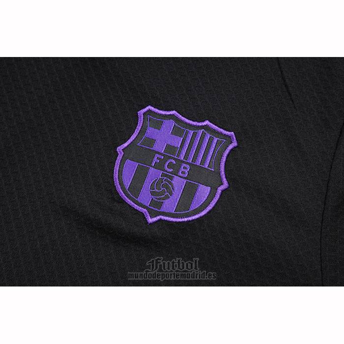Chandal del Barcelona Manga Corta 2025-2026 Negro - Pantalon Corto